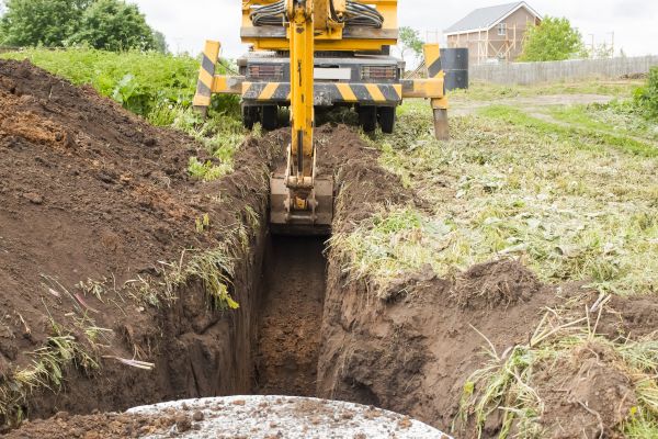 Drainage Trench Installation in Chesterfield