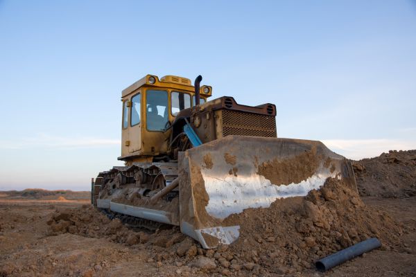 Bulldozer Land Grading in Chesterfield